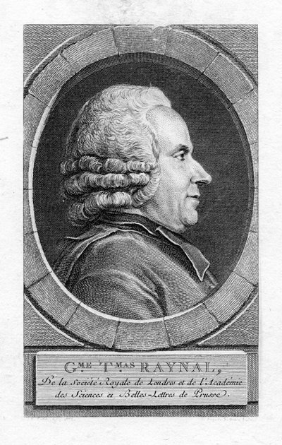 Graviertes Porträt von Augustin de Saint Aubin